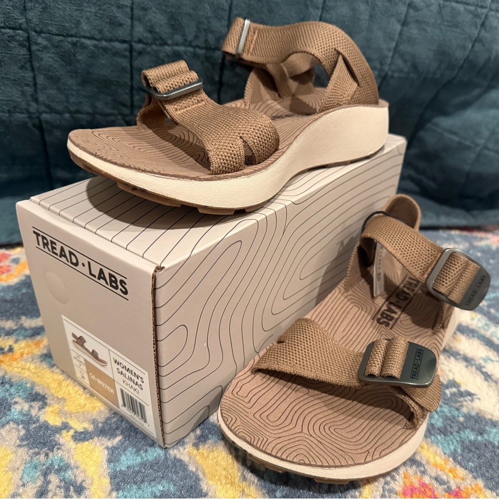 Tread Labs Women’s Salina’s Sandal 7 Khaki